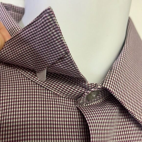 Van Heusen Long Sleeve Collared Button Down Slim Fit Flex3 Dress Shirt-16–16 1/2 - Picture 5 of 16